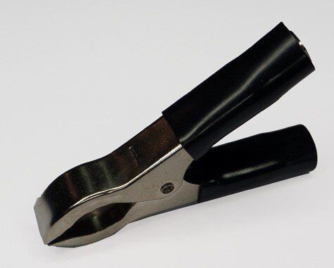 Product thumbnail Small krokodillenklem 50mm - Zwart