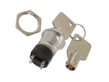Product thumbnail SLEUTELSCHAKELAAR 2P ON-OFF (DPST)
