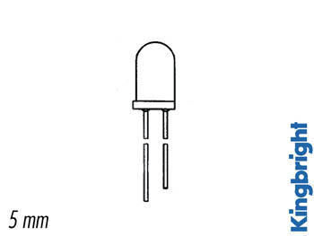 Product thumbnail TWEEKLEURIGE BIPOLAIRE LED 5mm GROEN/GEEL WIT DIFFUUS