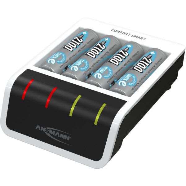 ANSMANN COMFORT SMART BATTERIJLADER INCL 4X NIMH AA 2100mAh - Afbeelding 3