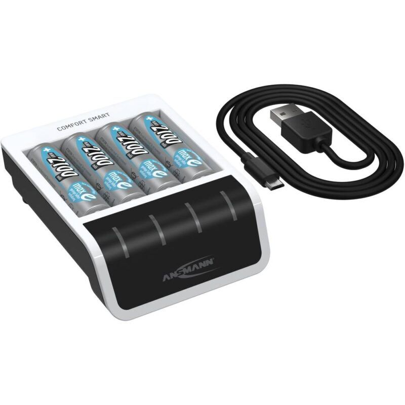Product thumbnail ANSMANN COMFORT SMART BATTERIJLADER INCL 4X NIMH AA 2100mAh