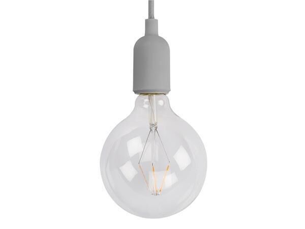 DESIGN LAMPHOUDER MET TEXTIELKABEL - GRIJS - Afbeelding 5