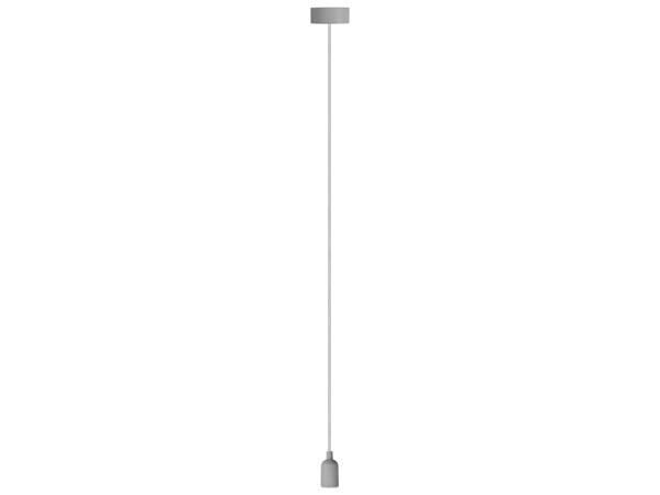 DESIGN LAMPHOUDER MET TEXTIELKABEL - GRIJS - Afbeelding 4