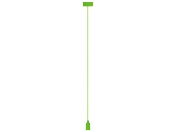 DESIGN LAMPHOUDER MET TEXTIELKABEL - GROEN - Afbeelding 3