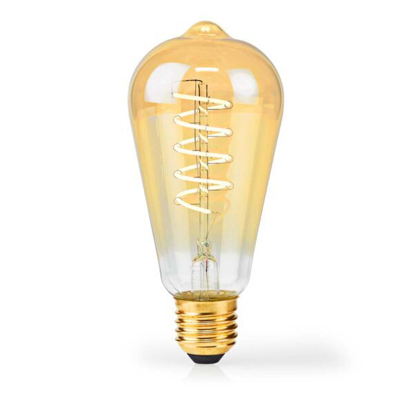 LED-Filamentlamp E27 | ST64 | 3.8 W | 250 lm | 2100K | Dimbaar | Extra Warm | Retrostijl - Afbeelding 2