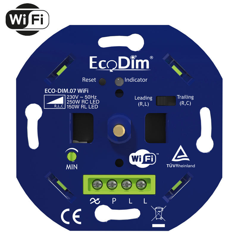 Product thumbnail LED DIMMER WIFI 0-250W ECODIM UNIVERSEEL
