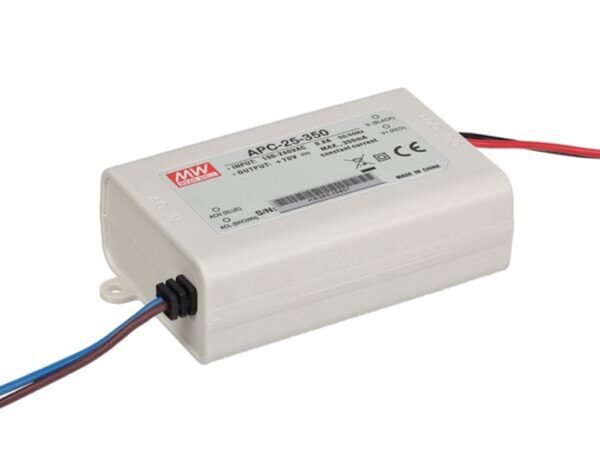 LED-DRIVER MET CONSTANTE STROOM - 1 UITGANG - 350mA - 25W