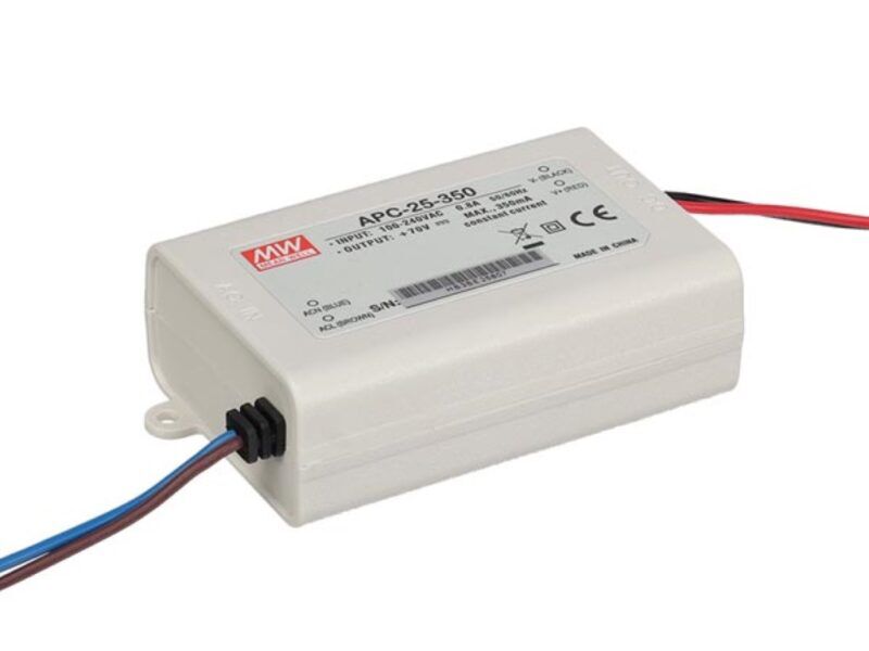Product thumbnail LED-DRIVER MET CONSTANTE STROOM - 1 UITGANG - 350mA - 25W
