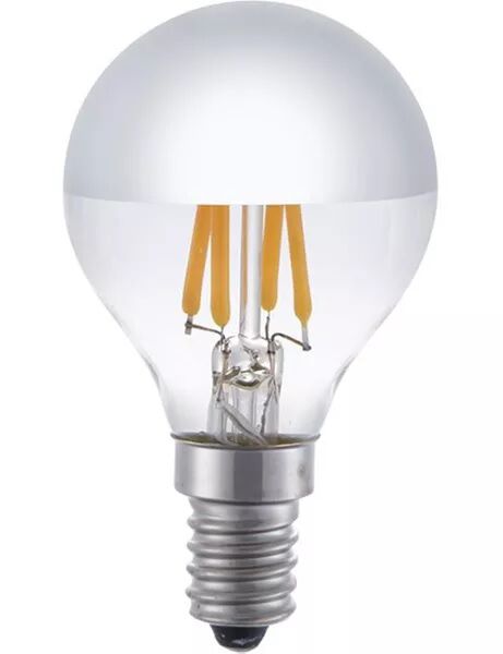 Product thumbnail LED-Filament kopspiegel kogellamp 4W E14 230V 925 zilver dimbaar