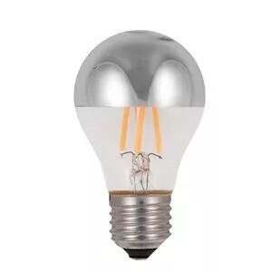 Product thumbnail LED-Filament kopspiegel kogellamp 4W E27 230V 925 zilver dimbaar