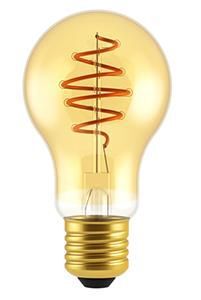 Product thumbnail LED GLS FILAMENT SPIRAAL GOLD E27 4.9W 2200K DIMBAAR