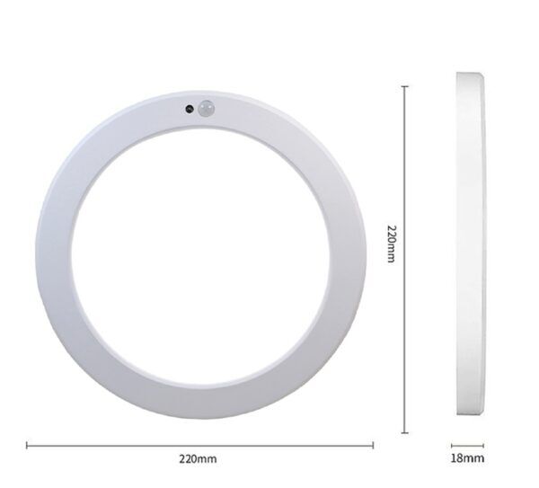 LED IN- EN OPBOUW DOWNLIGHT DIM+SENSOR+VERMOGEN SWITCH 10/15/18W 3000K - Afbeelding 2