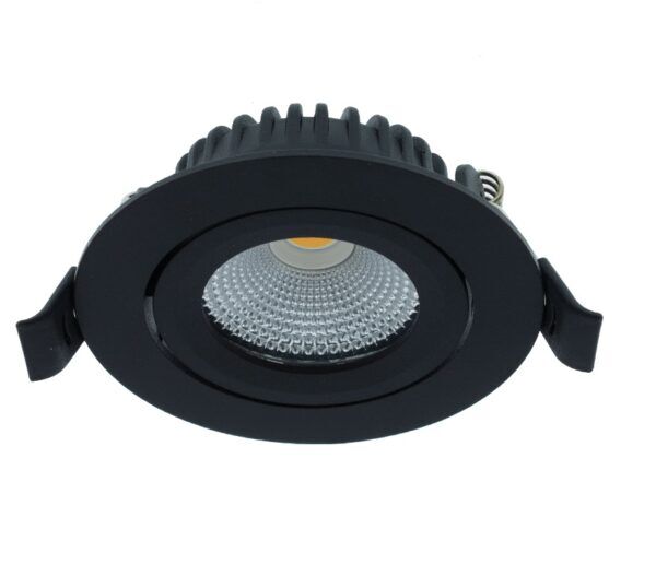 LED inbouwspot 5W DimToWarm 82mm 60gr rond verstelbaar zwart - Afbeelding 3