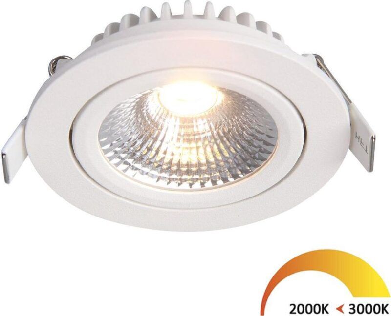 Product thumbnail LED inbouwspot 5W DimToWarm 85mm 36gr rond verstelbaar wit