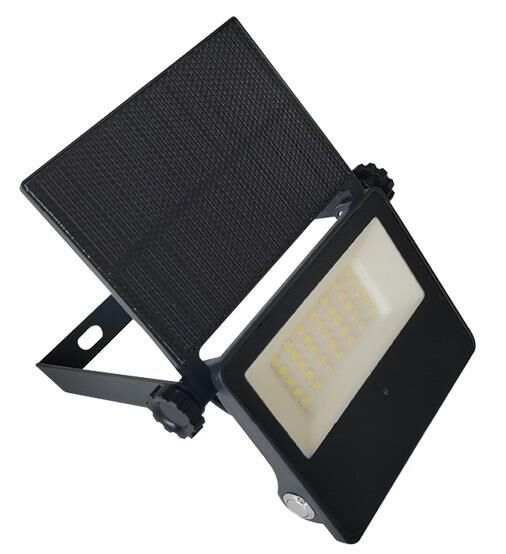 Product thumbnail LED Solar Bouwlamp 10W 6000K IP65 zwart
