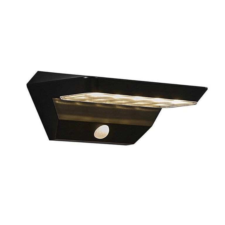 Product thumbnail LED SOLAR WANDLAMP AGENA 5W 3000K ZWART