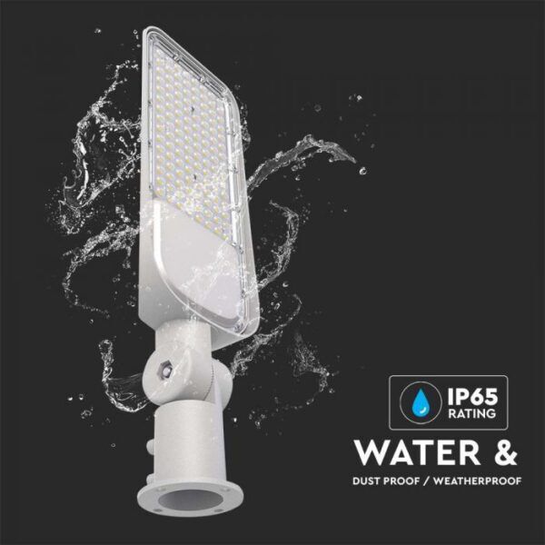 LED Straatlamp 100W 4000K grijs + schemerschakelaar - Afbeelding 5
