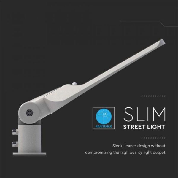 LED Straatlamp 100W 4000K grijs + schemerschakelaar - Afbeelding 7