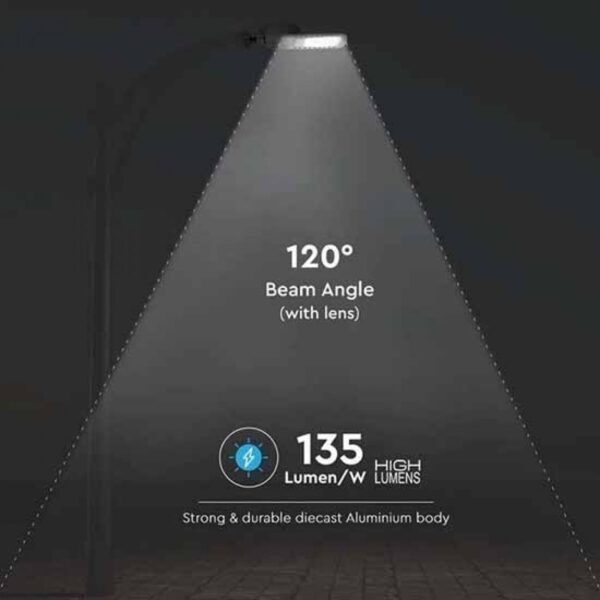 LED Straatlamp SLIM 150W 4000K grijs 20250 Lumen - Afbeelding 7