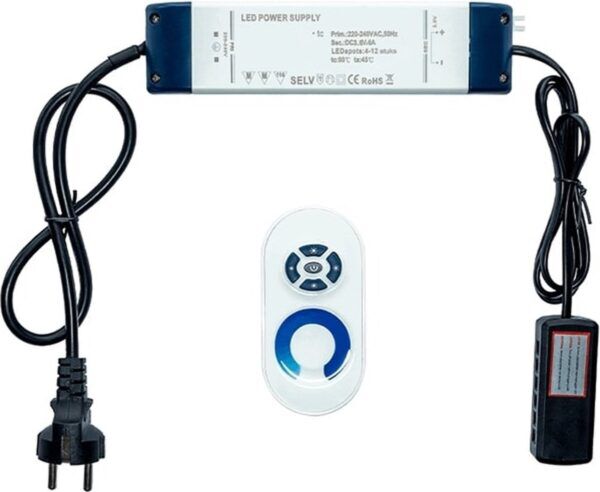 LED VERANDA SPOTS | 6 STUKS + AFSTANDSBEDIENING | WIT | IP65 - Afbeelding 4