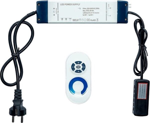 LED VERANDA SPOTS | 6 STUKS + AFSTANDSBEDIENING | ZILVER | IP65 - Afbeelding 3