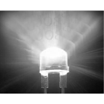 Product thumbnail LED 5mm TRANSPARANT WIT