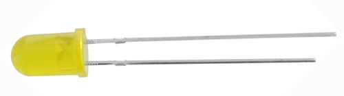 Product thumbnail LOW-COST LED 5mm GEEL DIFFUUS - 15mcd