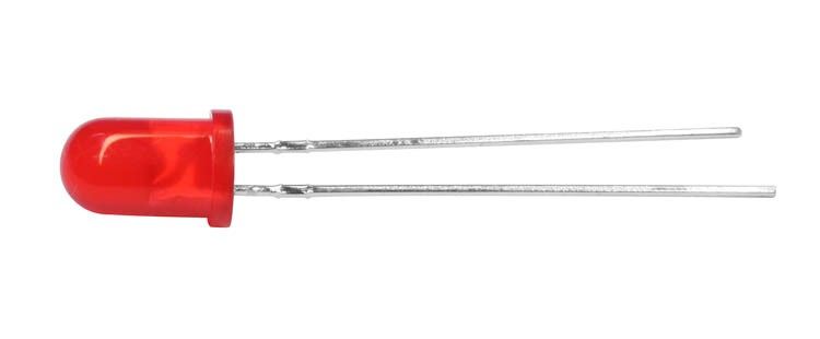 Product thumbnail LOW-COST LED 5mm ROOD DIFFUUS - 8mcd