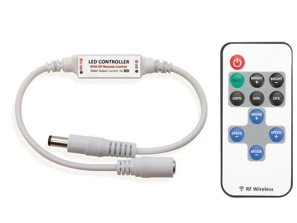 Product thumbnail MINI LED-DIMMER - 1 KANAAL - MET RF-AFSTANDSBEDIENING