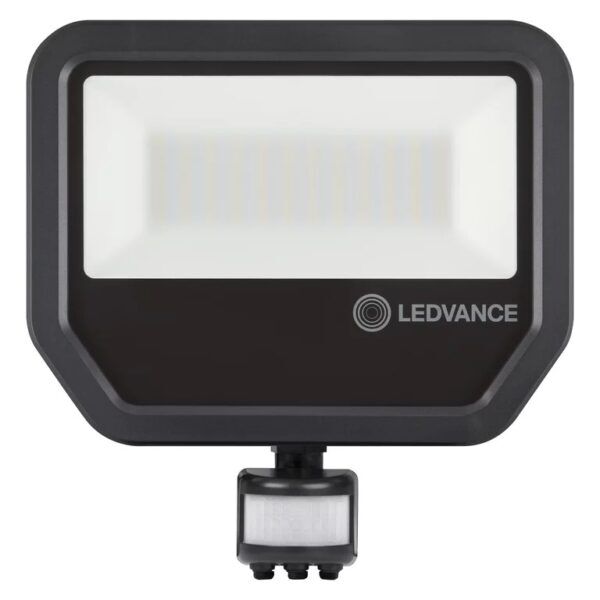Ledvance 50W 5500lm IP65 Floodlight Sensor-schijnwerper 3000K Zwart - Afbeelding 2