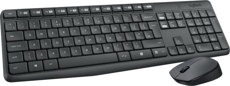 Product thumbnail Logitech MK235 Draadloze Toetsenbord en Muis QWERTY