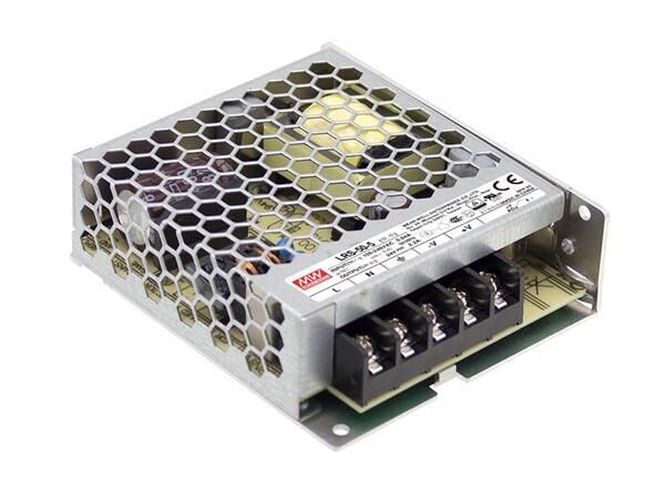 Product thumbnail SCHAKELENDE VOEDING VOOR IT-APPARATUUR - 1 UITGANG - 50W - 5V - GESLOTEN CHASSIS