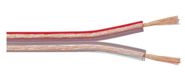 Luidsprekerkabel transparant 2x 1.50 mm² | 99.9% OFC - Afbeelding 2