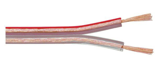 Luidsprekerkabel 2x 2.50 mm² | 99.9% OFC  | Transparant - Afbeelding 2