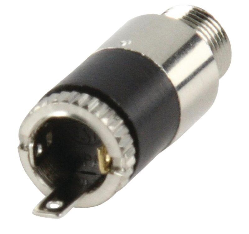 Product thumbnail Stereoconnector 3.5 mm Female Metaal Zilver