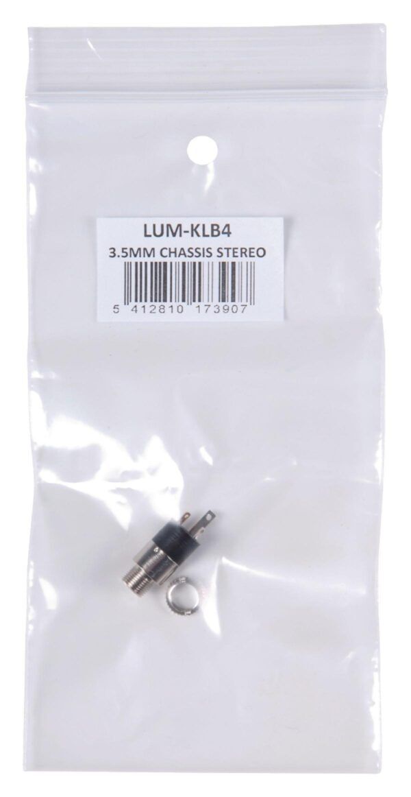 Stereoconnector 3.5 mm Female Metaal Zilver - Afbeelding 2