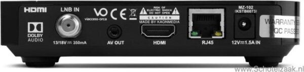 M7 Hybride MZ-102 HD zapper incl. Smartcard - Afbeelding 3