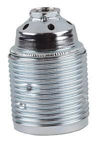 Product thumbnail Metalen E27 fitting schroefdraad chromekleur met M10 invoer