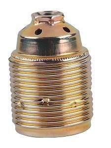 Product thumbnail Metalen E27 fitting schroefdraad messingkleur met M10 invoer
