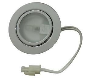 Product thumbnail Meubelinbouwspot metaal, geborsteld 12V 10W halogeenlamp G4-fitting