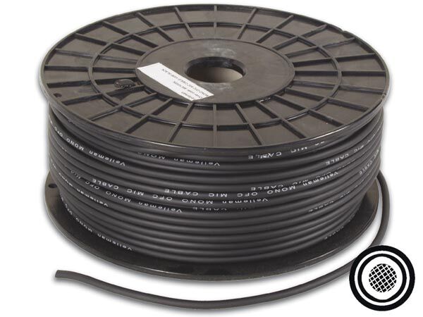 Product thumbnail MONO OFC-MICROFOONKABEL PER METER - ZWART