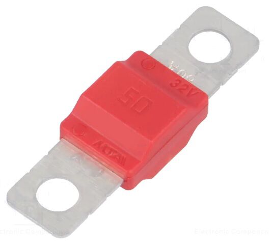 Product thumbnail AUTOZEKERING 50A SCHROEF MIDI ROOD