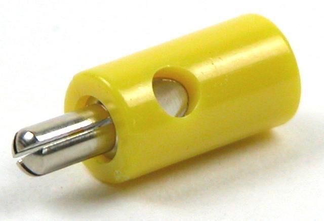 Product thumbnail BANAANSTEKKER MINI 2.6MM MALE GEEL
