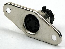 Product thumbnail MINI DIN CHASSIS 6 POLIG METAAL