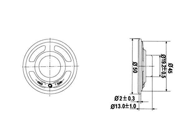Product thumbnail MINI LUIDSPREKER - 0.5W / 8 ohm -  50mm