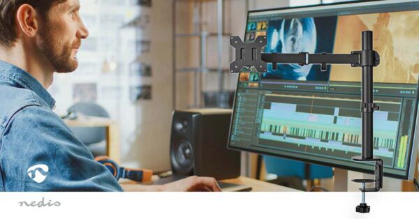 Monitorbeugel voor Bureaus | 1 Scherm | 15 - 32 " | Draai- en Kantelbaar - Afbeelding 8