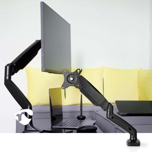 Monitorbeugel voor Bureaus | Gasveer | 1 Scherm | 15 - 32 " | Draai- en Kantelbaar - Afbeelding 8