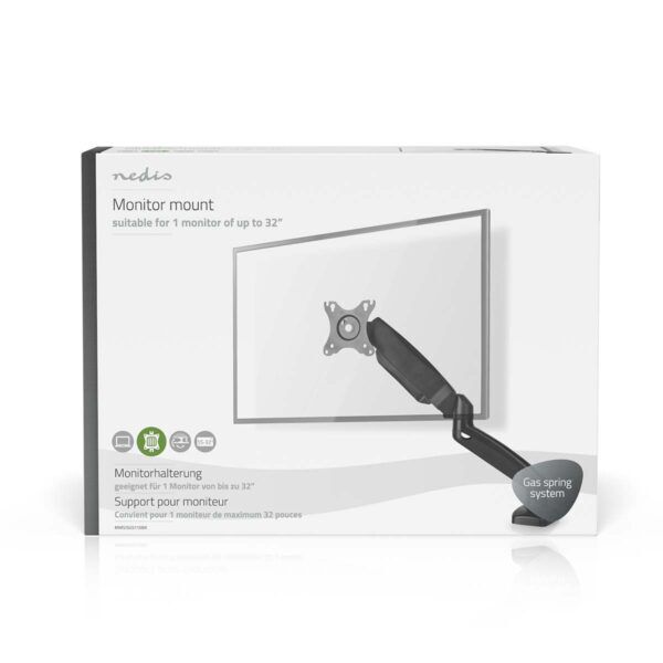 Monitorbeugel voor Bureaus | Gasveer | 1 Scherm | 15 - 32 " | Draai- en Kantelbaar - Afbeelding 7