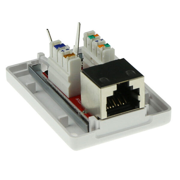 Modulair opbouwdoos afgeschermd 1-voudig CAT6A - Afbeelding 3