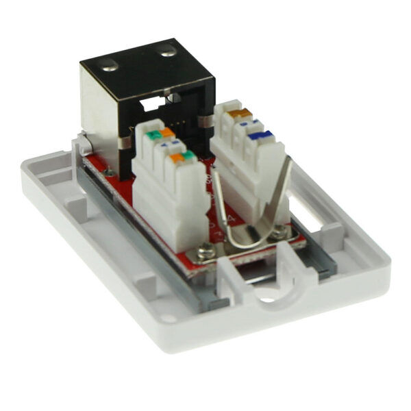Modulair opbouwdoos afgeschermd 1-voudig CAT6A - Afbeelding 2